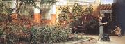 Alma-Tadema, Sir Lawrence A Hearty Welcome (mk24) oil